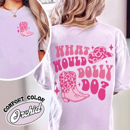 what would dolly do comfort color shirt vintage holly dolly womens christmas t shirt in dolly we trust shirt gtski