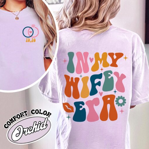 wifey and hubby comfort color shirt vintage wifey hubby womens matching t shirts wifey hubby est set eonve