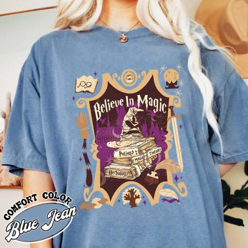 wizard castle book comfort color shirt vintage wizard school womens book lover t shirt wizarding world tee ak5e4