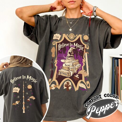 wizard castle book comfort color shirt vintage wizard school womens book lover t shirt wizarding world tee dn8jk
