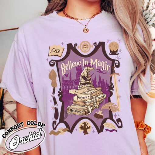wizard castle book comfort color shirt vintage wizard school womens book lover t shirt wizarding world tee qt38v