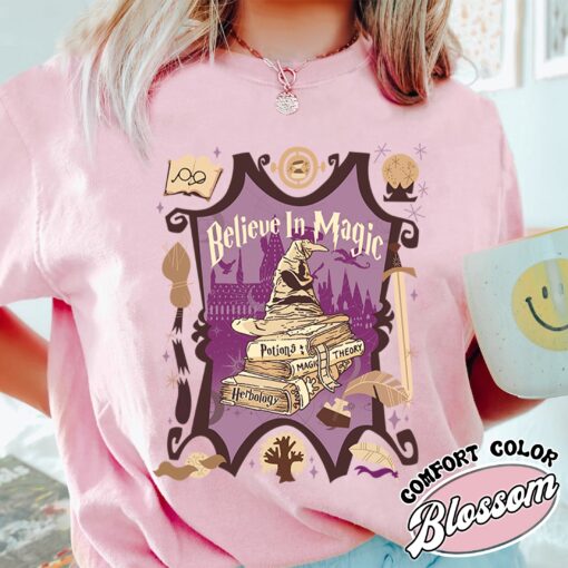 wizard castle book comfort color shirt vintage wizard school womens book lover t shirt wizarding world tee vn3sp