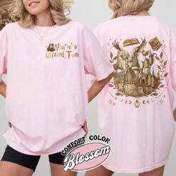 wizard castle book comfort color shirt vintage wizard school womens hp inspired birthday t shirt book lover gift lkcqt