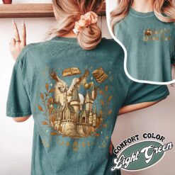 wizard castle book comfort color shirt vintage wizard school womens hp inspired birthday t shirt book lover gift nongz