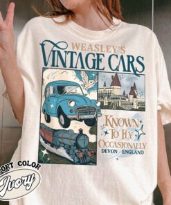 wizard flying car comfort colors shirt vintage wizard flying car womens hp inspired t shirt wizard school fandom tee tuu4b