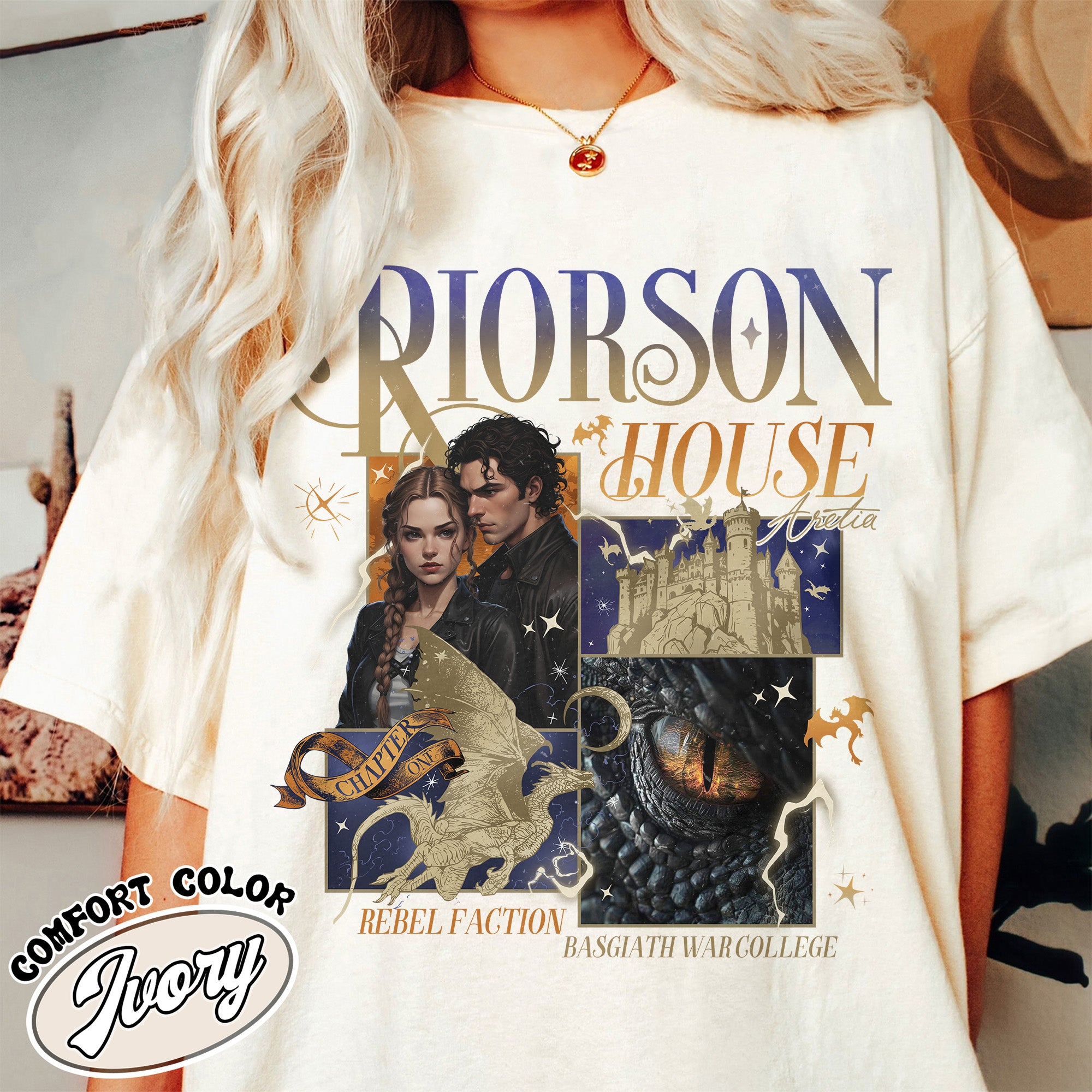 xaden riorson house comfort color shirt vintage fourth wing womens book tok t shirt dragon rider book lover gift ujeec