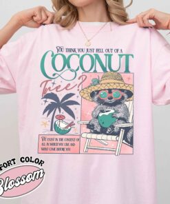 you think you just fall out of a coconut tree t shirt vintage election 2024 womens democrat t shirt coconut tree roevember shirt vp53q