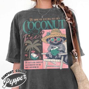 you think you just fall out of a coconut tree t shirt vintage election 2024 womens democrat t shirt coconut tree roevember shirt wxhzk