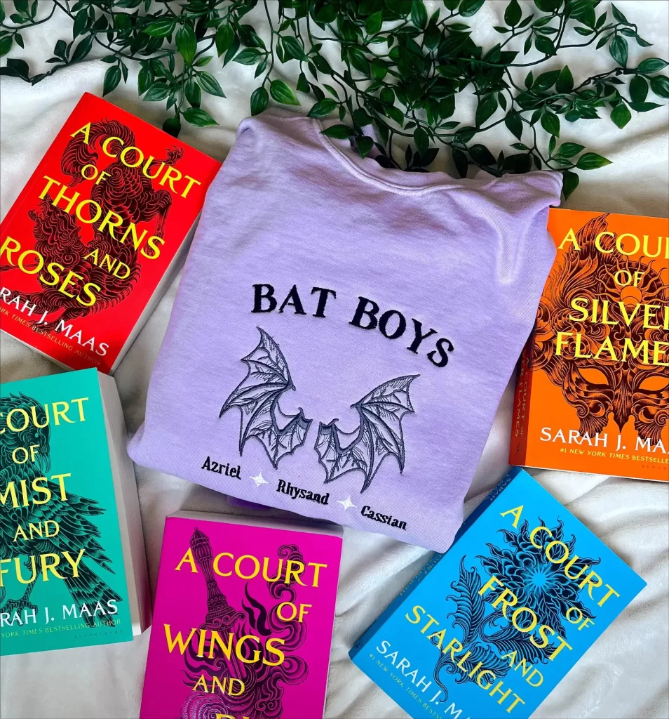 ACOTAR-inspired artwork featuring the Bat Boys theme