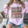 vintage mama tee for mothers day western mom sweatshirt with leopard print boho style cute mom life shirt i64gj scaled