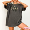 1985 birthday shirt for 40th birthday celebration vintage tee for women comfortable party t shirt born in 1985 i1epo scaled