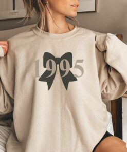 1995 birthday sweatshirt for 30th birthday celebration coquette pullover crewneck birth year sweater for women 4c1q1