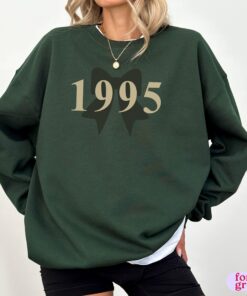 1995 birthday sweatshirt for 30th birthday party coquette crewneck pullover unique birth year sweater for women miyni