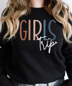 2025 girls trip sweatshirt cute weekend sweatshirt for besties bachelorette spring break sweater for friends kwqtt