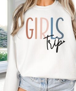 2025 girls trip sweatshirt cute weekend sweatshirt for besties bachelorette spring break sweater for friends opavc