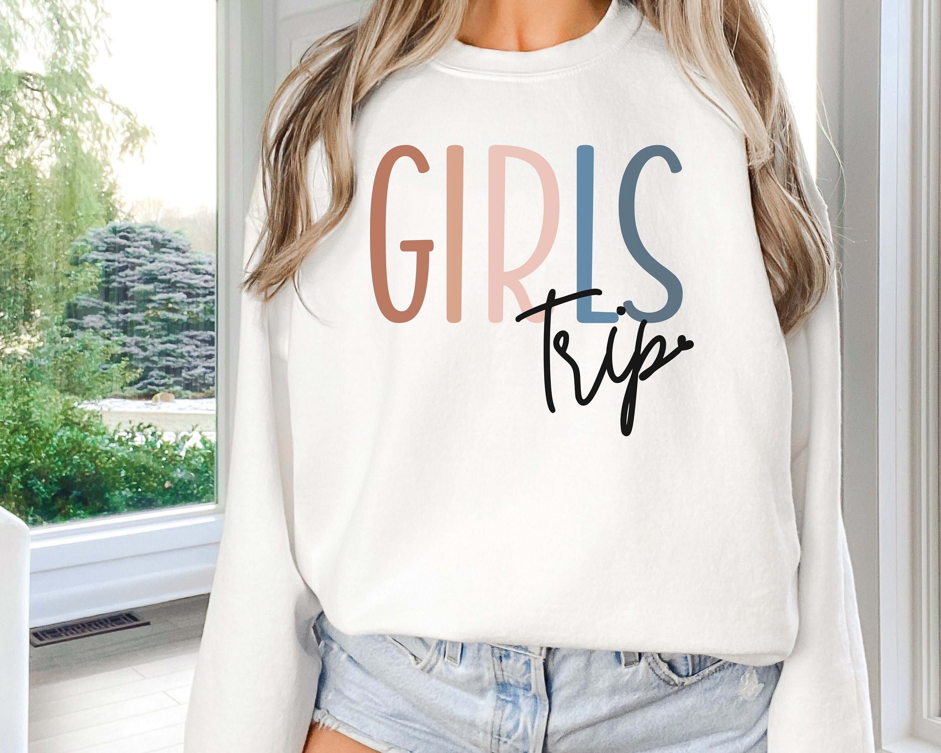 2025 girls trip sweatshirt cute weekend sweatshirt for besties bachelorette spring break sweater for friends opavc scaled