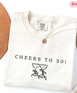 30th birthday shirt for women cheers to 30 comfort colors t shirt 1995 birth year tee matching party outfit 3when