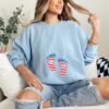 4th of july pregnancy reveal shirt for moms to be funny t shirt for pregnant women unique mom life tee w2ncl scaled