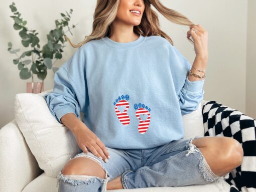 4th of july pregnancy reveal shirt for moms to be funny t shirt for pregnant women unique mom life tee w2ncl scaled