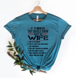 5 things you should know about my wife shirt funny mom life shirt best mom ever shirt mothers day gift go3nv scaled