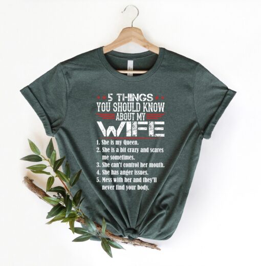 5 things you should know about my wife shirt funny mom life shirt best mom ever shirt mothers day gift mzmq4 scaled
