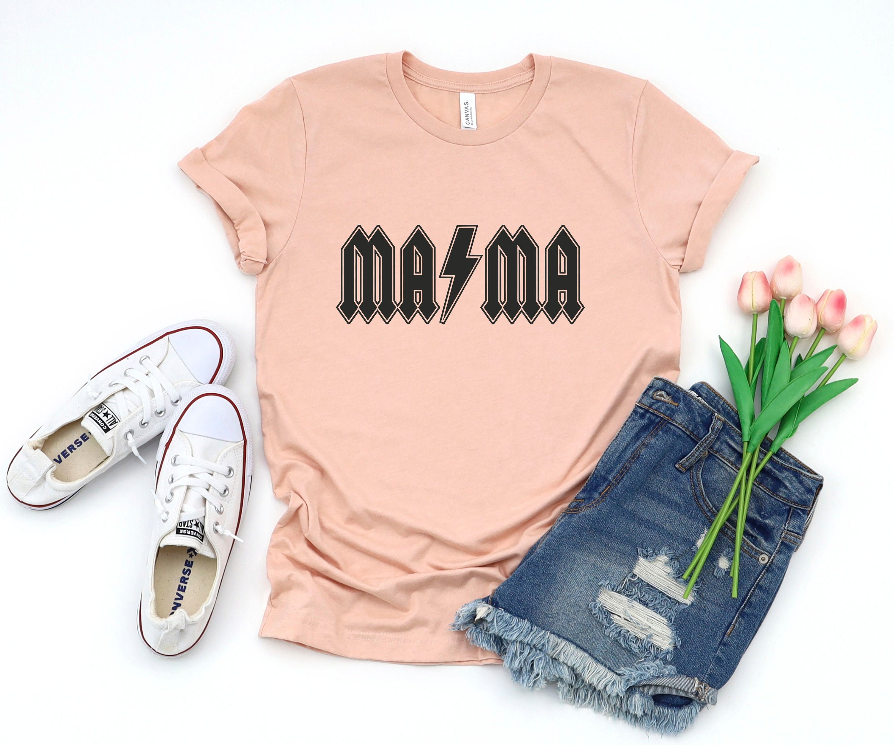 acdc mama t shirt for rocker moms funny mom life shirt best mom ever gift for mothers day unique mom shirts exkyg scaled