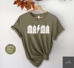 acdc mama t shirt for rocker moms funny mom life shirt best mom ever tee unique mothers day gift for moms 7x0cb