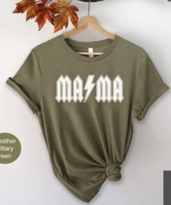 acdc mama t shirt for rocker moms funny mom life shirt best mom ever tee unique mothers day gift for moms 7x0cb