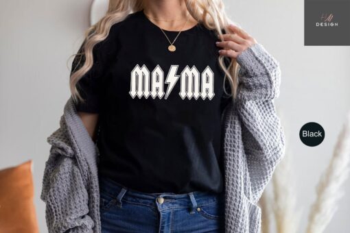 acdc mama t shirt for rocker moms funny mom life shirt best mom ever tee unique mothers day gift for moms milbj
