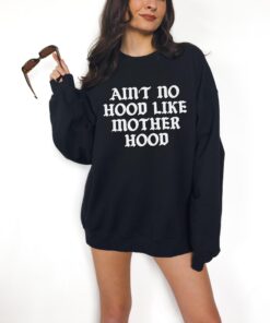 aint no hood like motherhood vintage graphic hoodie for women funny mom life sweatshirt best mom ever gift tvjhv