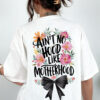 aint no hood like motherhood vintage graphic tee for women funny mom shirt retro oversized cute aesthetic top usm1b