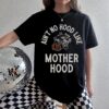 Aint No Hood Like Motherhood Vintage Graphic Tee for Women Trendy Mom Life Shirt Retro Oversized Top Mothers Day Gift