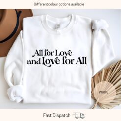 all for love sweatshirt for women valentines day gift cute love sweater for girlfriend or partner 6ulhi