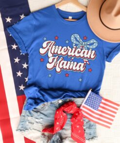 american mama shirt for 4th of july mom life t shirt usa pride vintage style best mom ever gift bhs5j