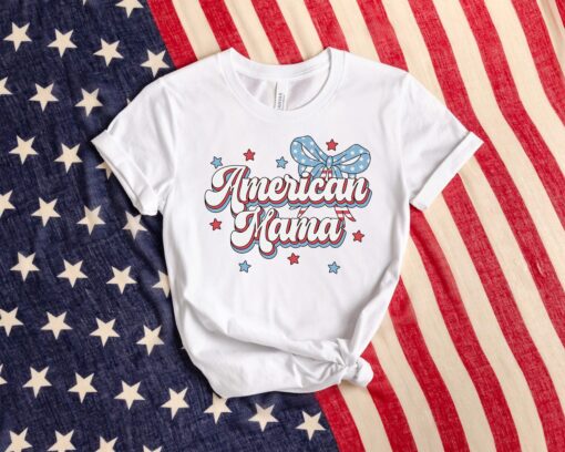 american mama shirt for 4th of july mom life t shirt usa pride vintage style best mom ever gift pd7d2 scaled