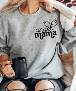 angel mom sweatshirt for grieving mothers miscarriage and infant loss t shirt mother of an angel pregnancy loss apparel 2yujy