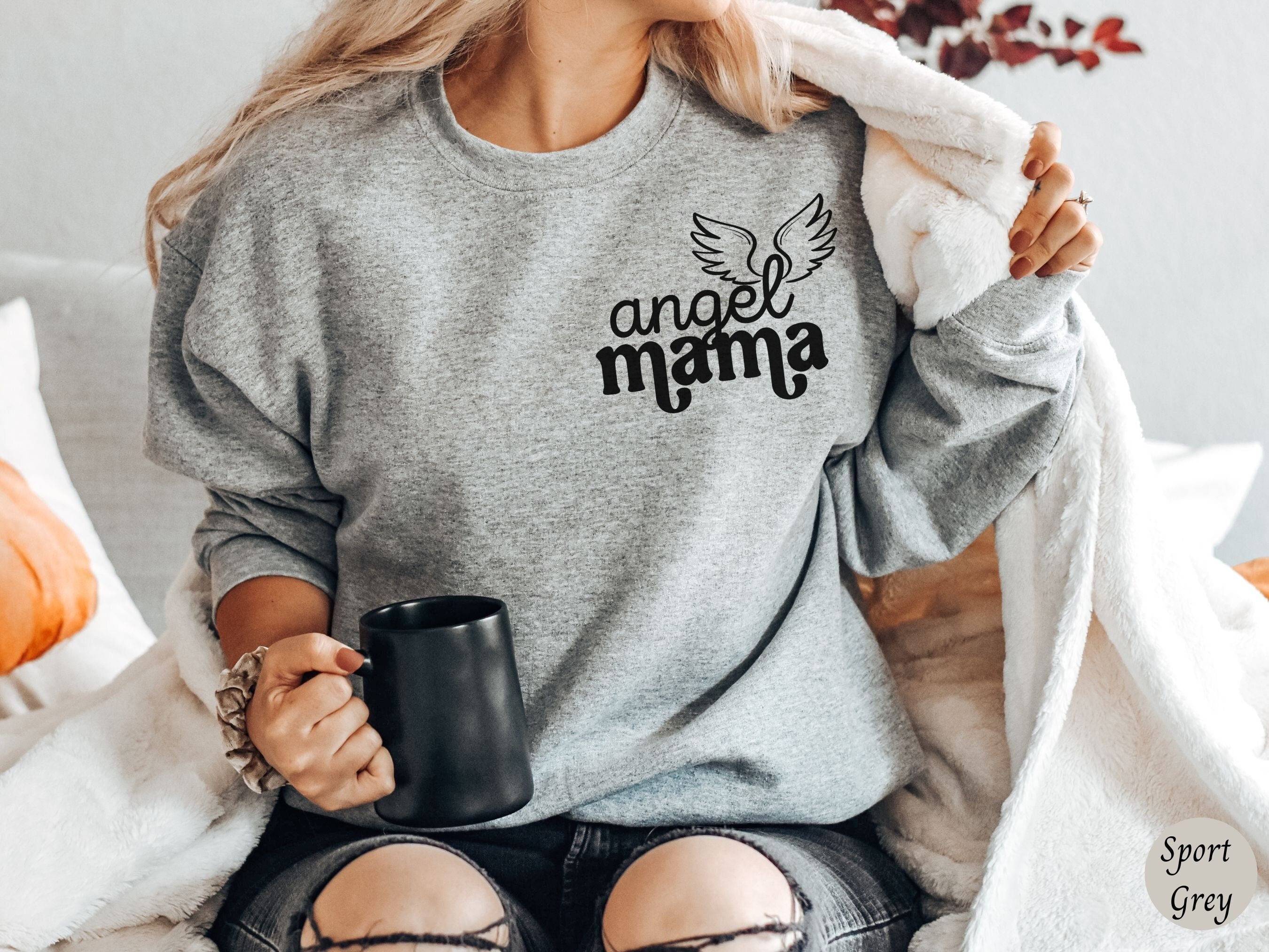 angel mom sweatshirt for grieving mothers miscarriage and infant loss t shirt mother of an angel pregnancy loss apparel 2yujy scaled