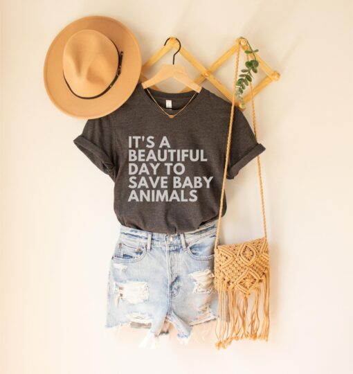 animal rescue shirt its a beautiful day to save animals adopt dont shop dog cat foster wildlife rehabber dp9ll