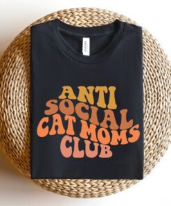 anti social cat mom club shirt funny cat mom t shirt for proud kitty mama perfect for mothers day and new cat moms zfhty