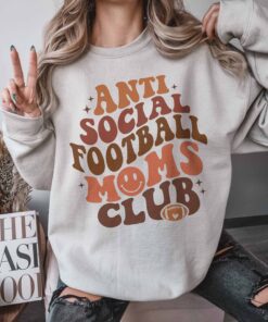 anti social football moms club sweater for game day and football season unique gift for sports moms ufmg2