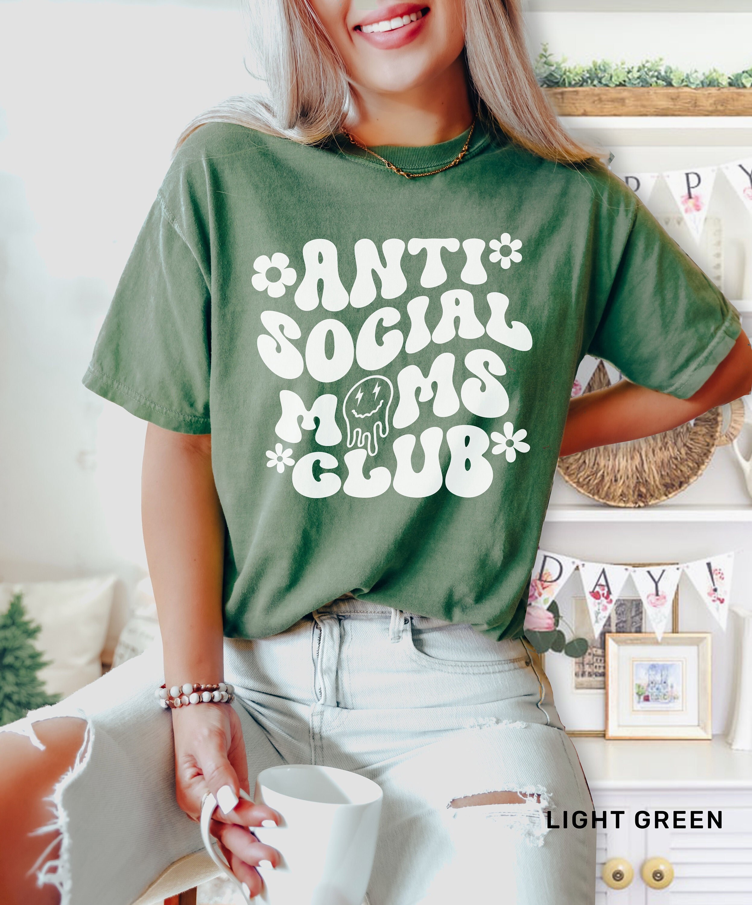 anti social moms club shirt cute retro anti social mom shirt for overstimulated moms best mom ever gift idea k0p00