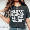 anti social moms club shirt cute retro anti social mom shirt for overstimulated moms best mom ever gift idea rnljh