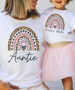 aunt and niece matching shirts best aunt ever shirt rainbow toddler tee birthday gift for new aunt and baby nephew oaqka