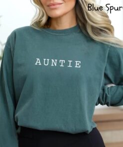 aunt shirt for new aunts pregnancy announcement gift comfort colors auntie tee unique pregnancy reveal yssld