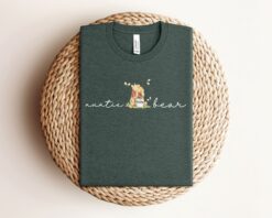 auntie bear t shirt for new aunts baby reveal announcement best aunt shirt mothers day gift unique auntie shirt qfiwi