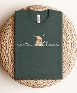 auntie bear t shirt for new aunts baby reveal announcement best aunt shirt mothers day gift unique auntie shirt qfiwi