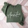 auntie est sweatshirt cute aunt shirt for pregnancy announcement unique auntie gift comfortable auntie sweater of5h8