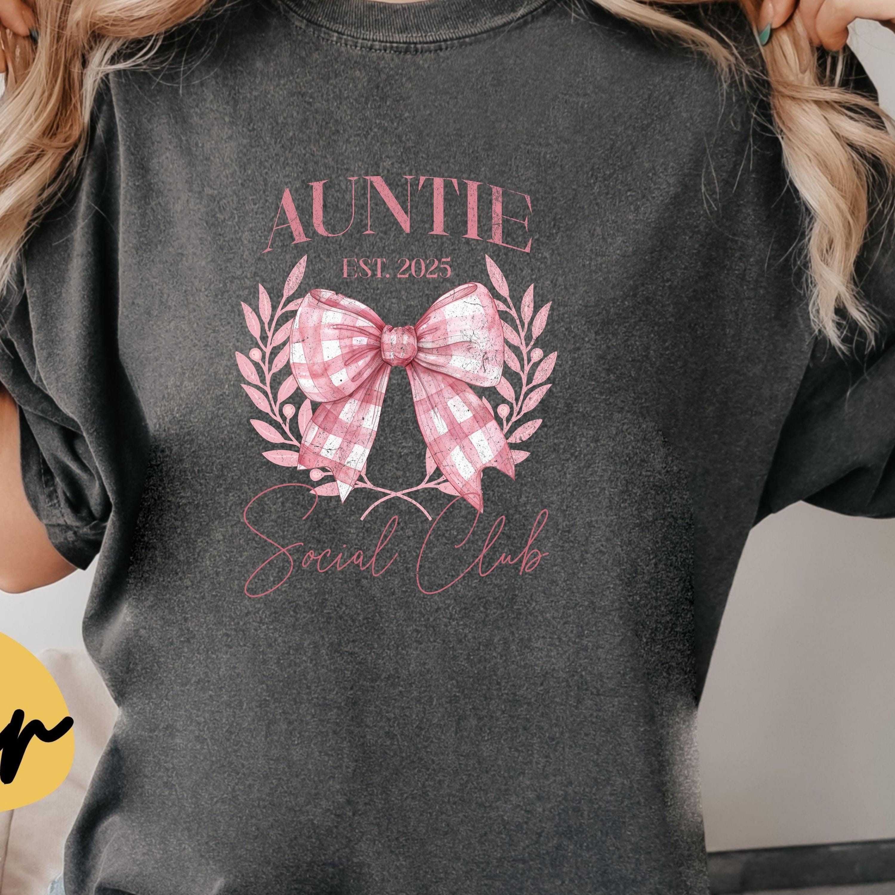 auntie social club 2025 shirt pregnancy announcement t shirt for new aunt unique aunt shirt gift vqzae scaled