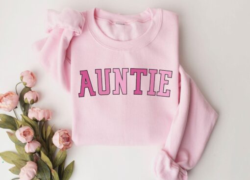 auntie sweatshirt for pregnancy announcement best aunt ever gift cool aunt sweater mothers day sister gift