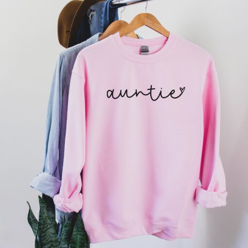 auntie sweatshirt funny aunt shirt new aunt gift pregnancy announcement birthday gift for aunt unique auntie apparel